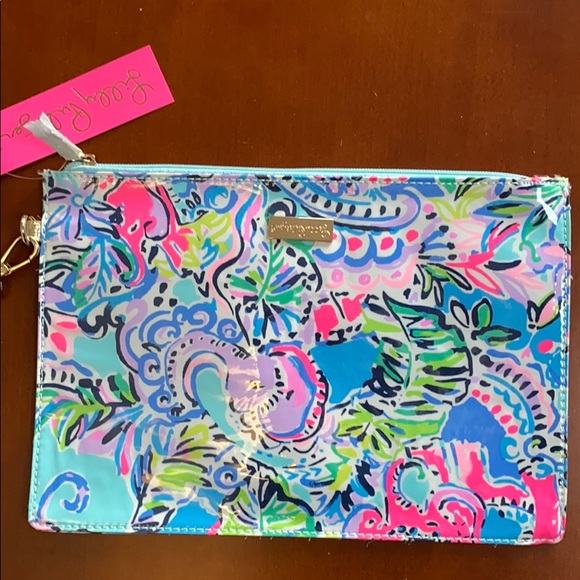 Lilly Pulitzer Handbags - NWT Lilly Pulitzer Liara pouch over the rainbow